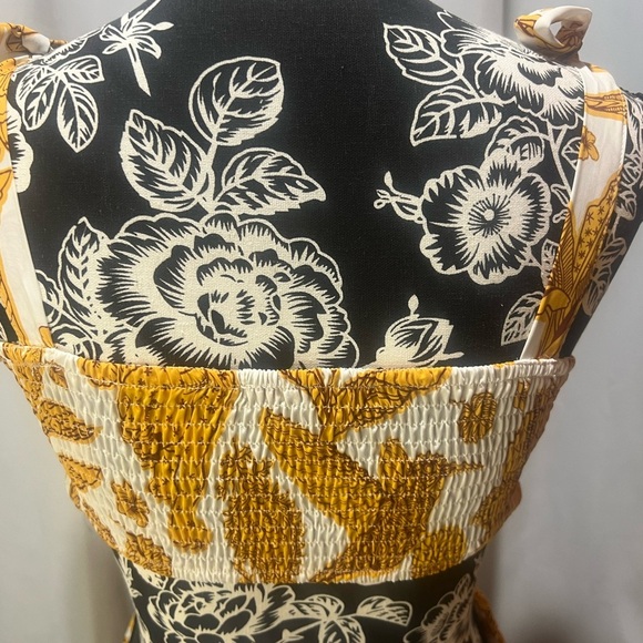 Cider White and Orange Wide Leg two piece set - Picture 4 of 5